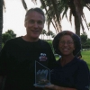 Paul presented with "Best Piano Player in a Band" Award by the Songwriter's Showcase of America President, 2001, Rockefeller Gardens, Ormond Beach, Fl.